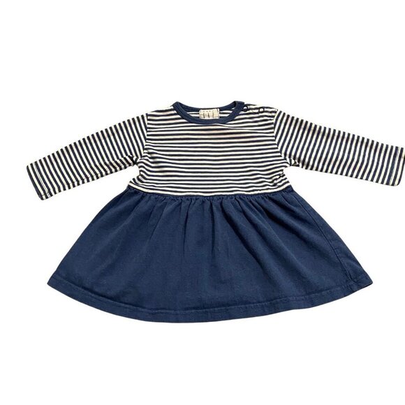 Baby Gap Baby Girl's Distressed Striped Dress  - Size 6-12 months - Excellent! - Picture 1 of 1